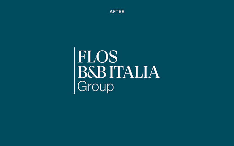 nascent project Flos B&B Italia Group branding brand identity design new logo