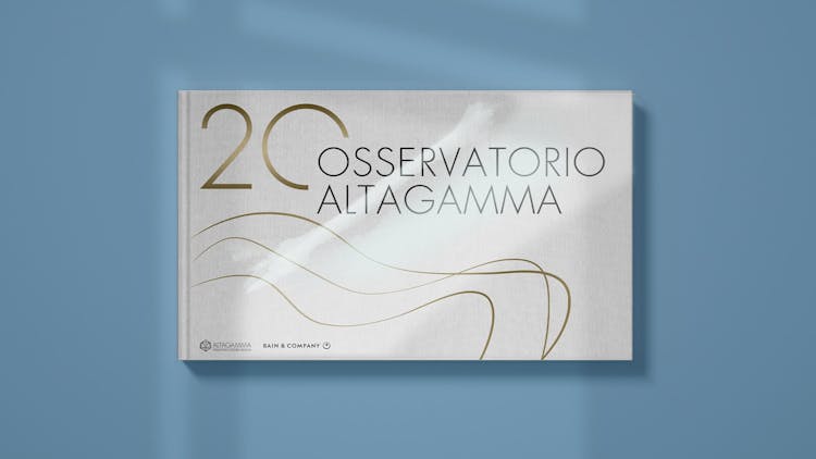 nascent altagamma editorial publication design osservatorio cover