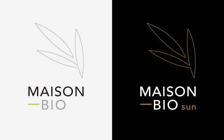 nascent design project maison-bio sun logo identity